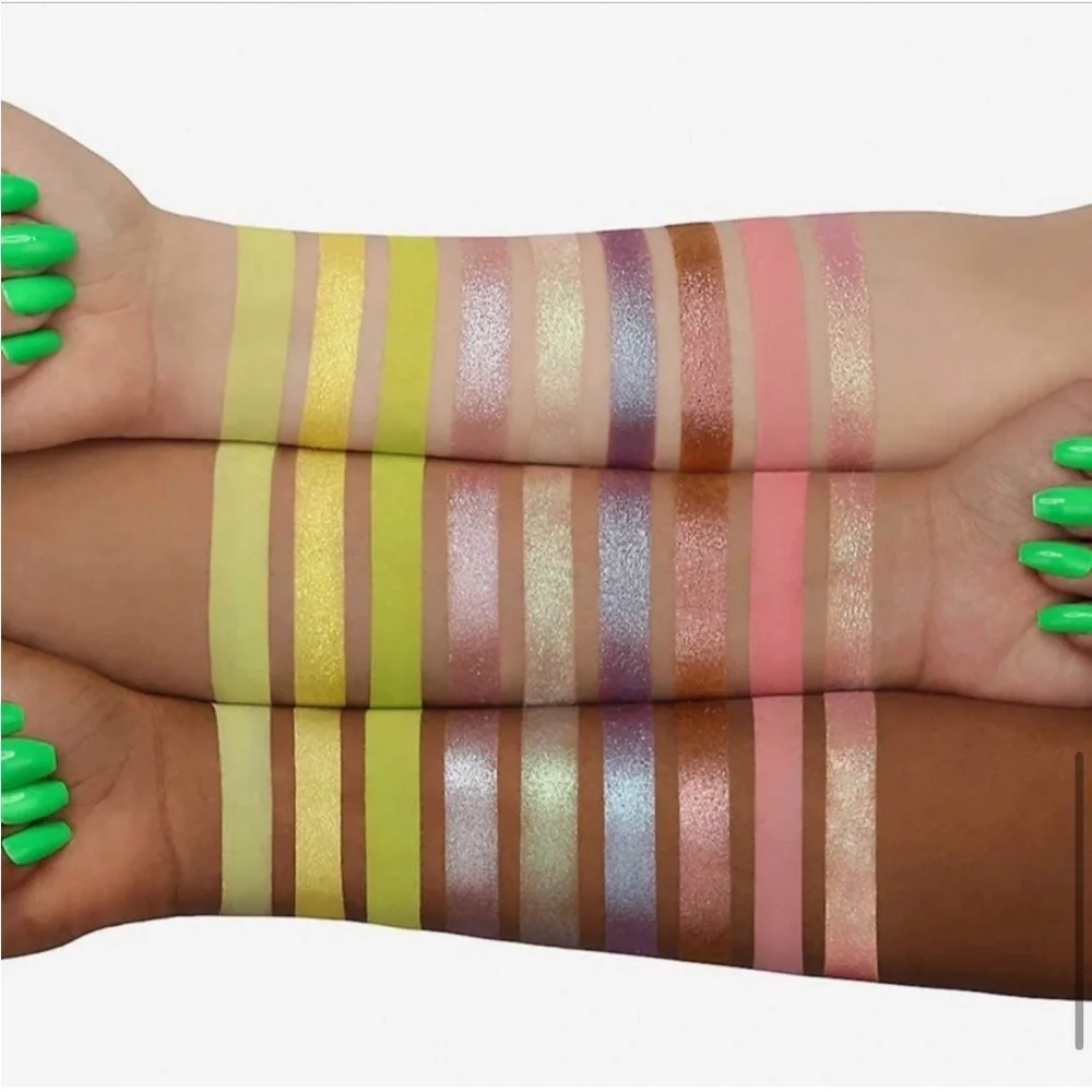 Hudson Neon Obsessions Green Palette 🎨 Eyeshadow Retired Hard to Find